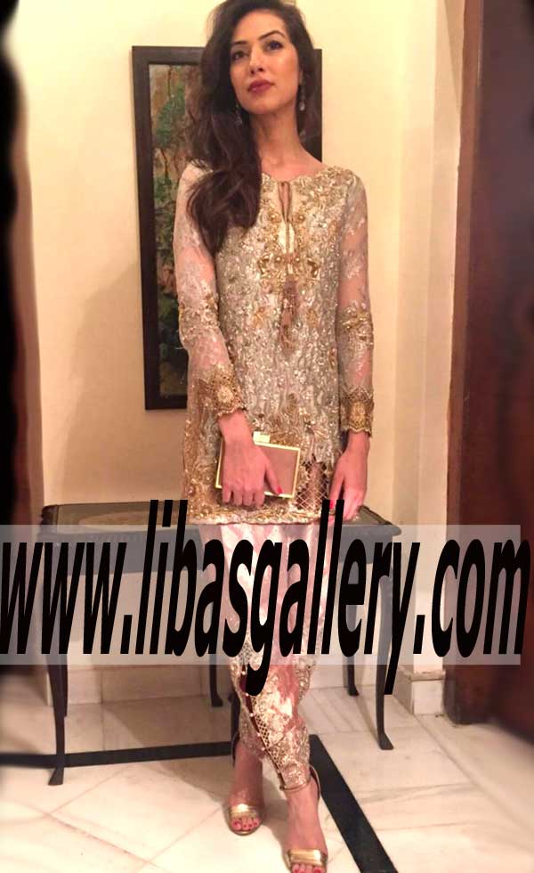 Elan PARTY wEAR Bridesmaid Dresses Party Wear Pakistan Pakistani Party Dresses Shalwar Kameez Gowns Online- www.libasgallery.com