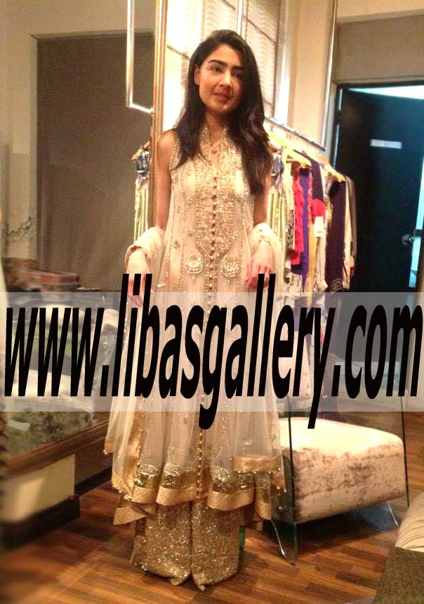 Smashing impact Panel Frock Perfect for Wedding and Evening Parties