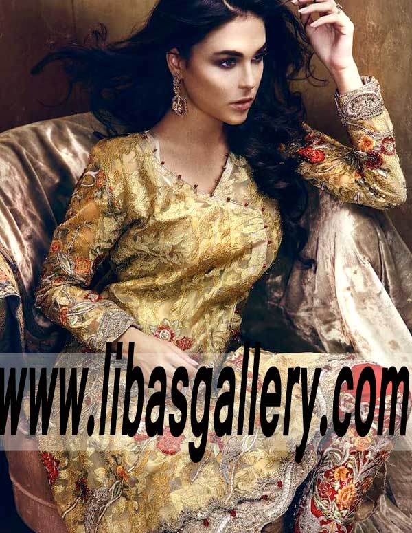 Ideal Party Wear with creative and lovely embellishments and embroidery for Evening and Social Events