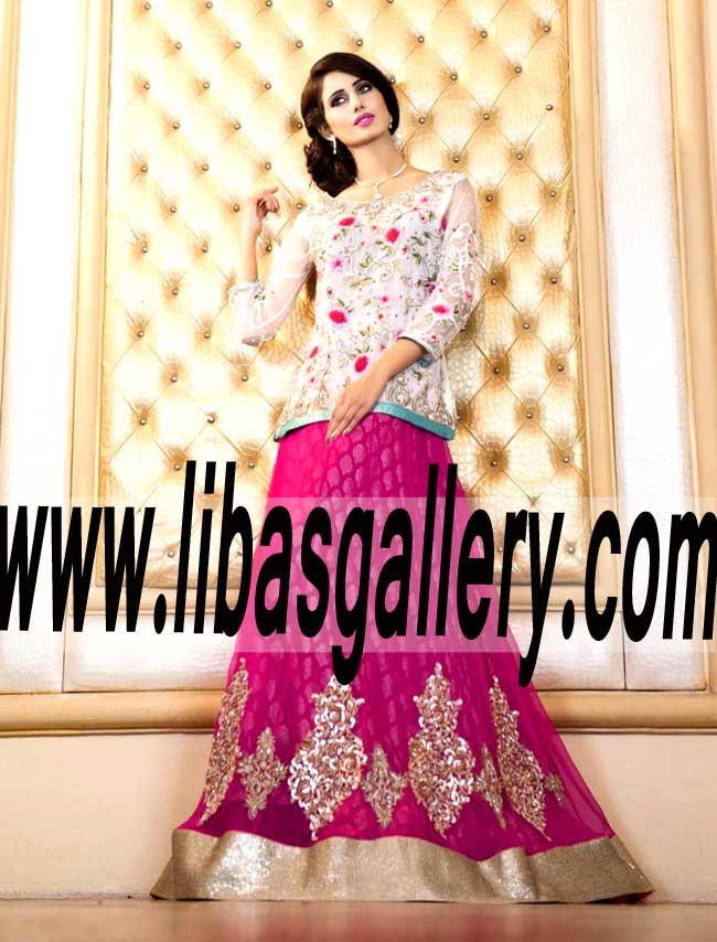 Glorious bridesmaid Lehenga Dress for Wedding and Formal Events