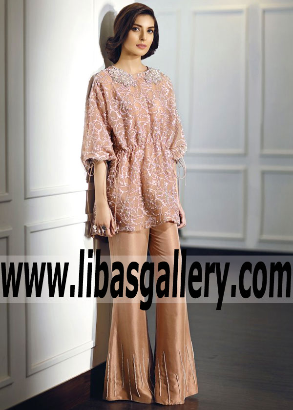 Suffuse by Sana Yasir Party Dress with Dazzling Embellishments embroidered Party Dresses San Diego California CA USA with Dazzling Embellishments