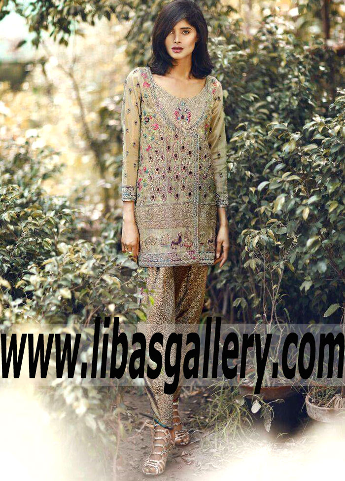 HEAVENLY HUES Party Dress with Gorgeous Embellishments for Formal and Evening Events