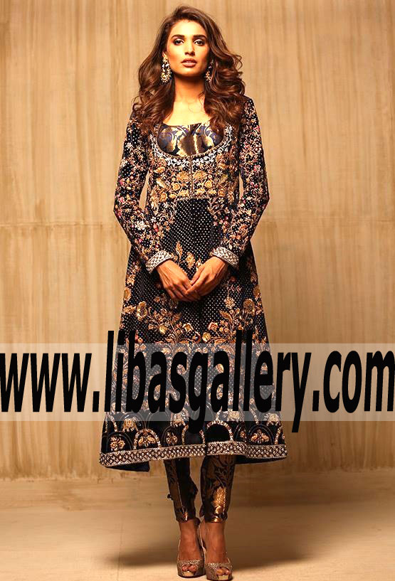 Anarkali Party Dress Trends To Try In 2018 | Sanaia Maskatiya heavy Embroidered Anarkali Dresses For Any Occasion Bloomingdale Illinois USA
