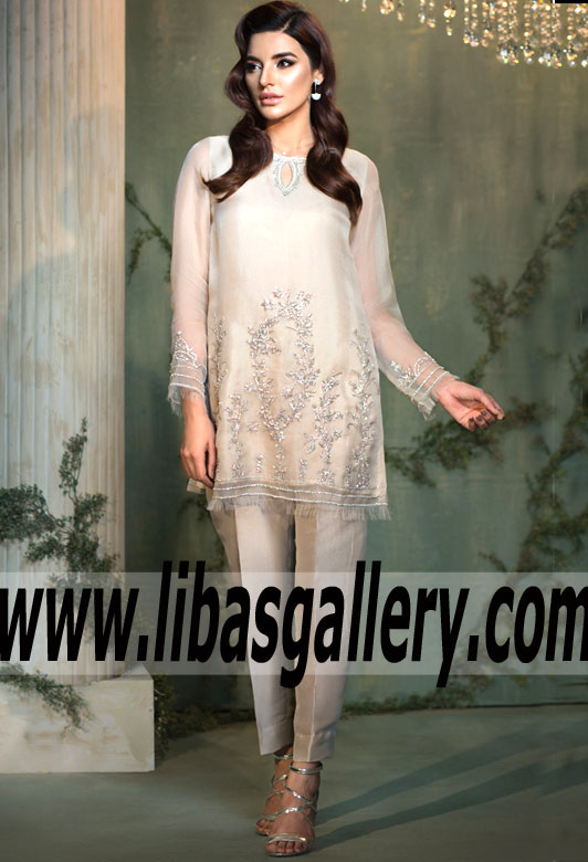 Ravishing Champagne Hervey Party Dress