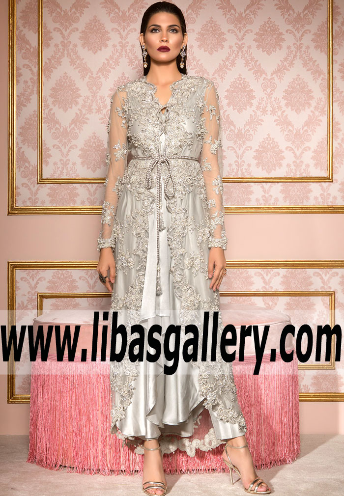 Dreamy Grey Tansy Party Outfit