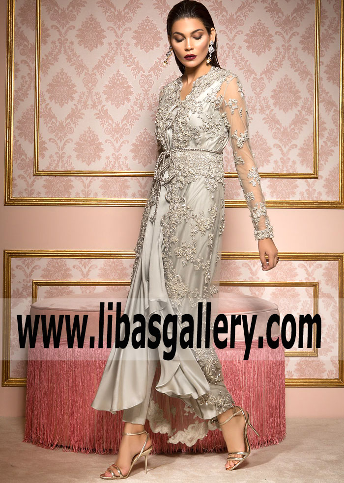 Dreamy Grey Tansy Party Outfit