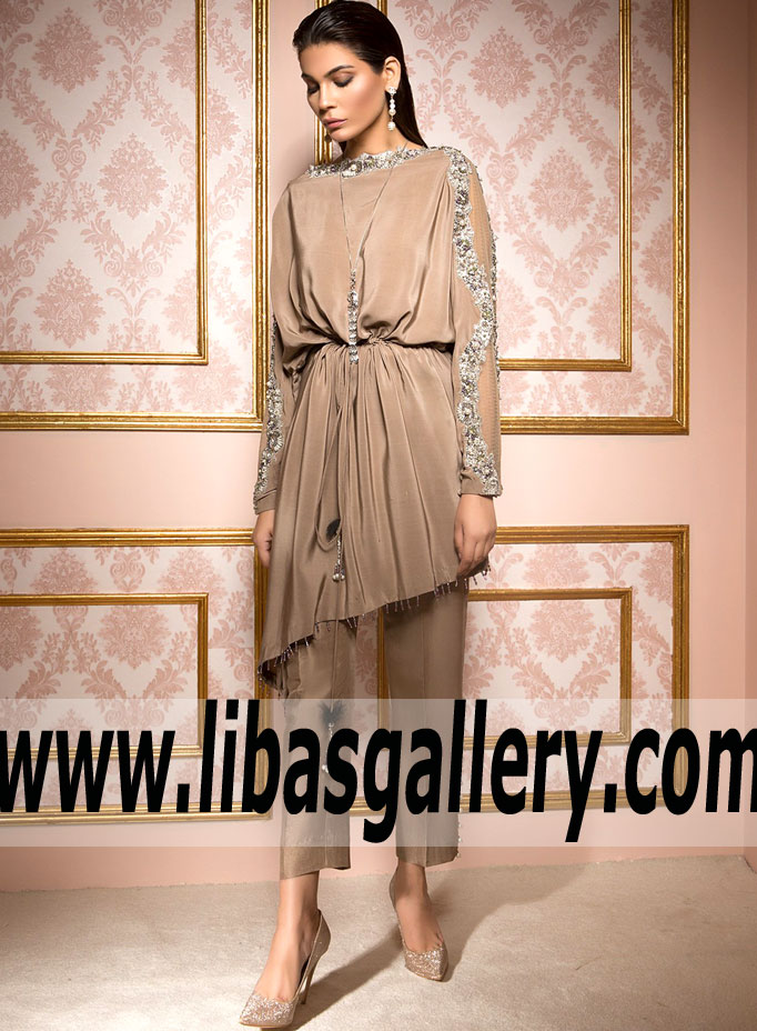 Creative Chamoisee Campanula Party Dress