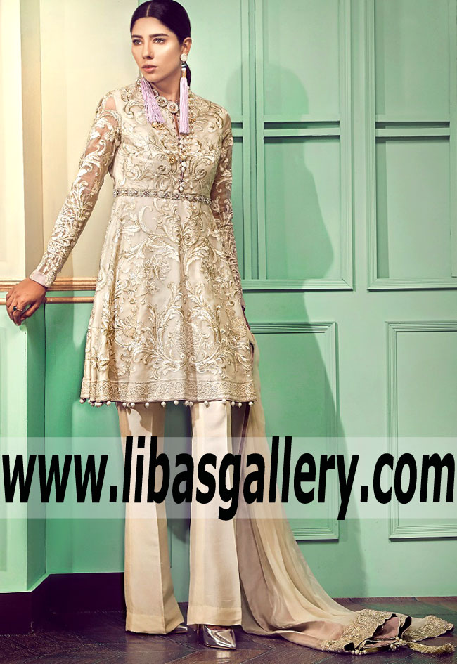 pakistani Party Wear Dresses 2018 London, Manchester, Birmingham, England Designer Elan Peplum Dresses
