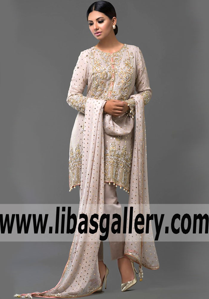 Modern Seashell Zantedeschia Formal Dress