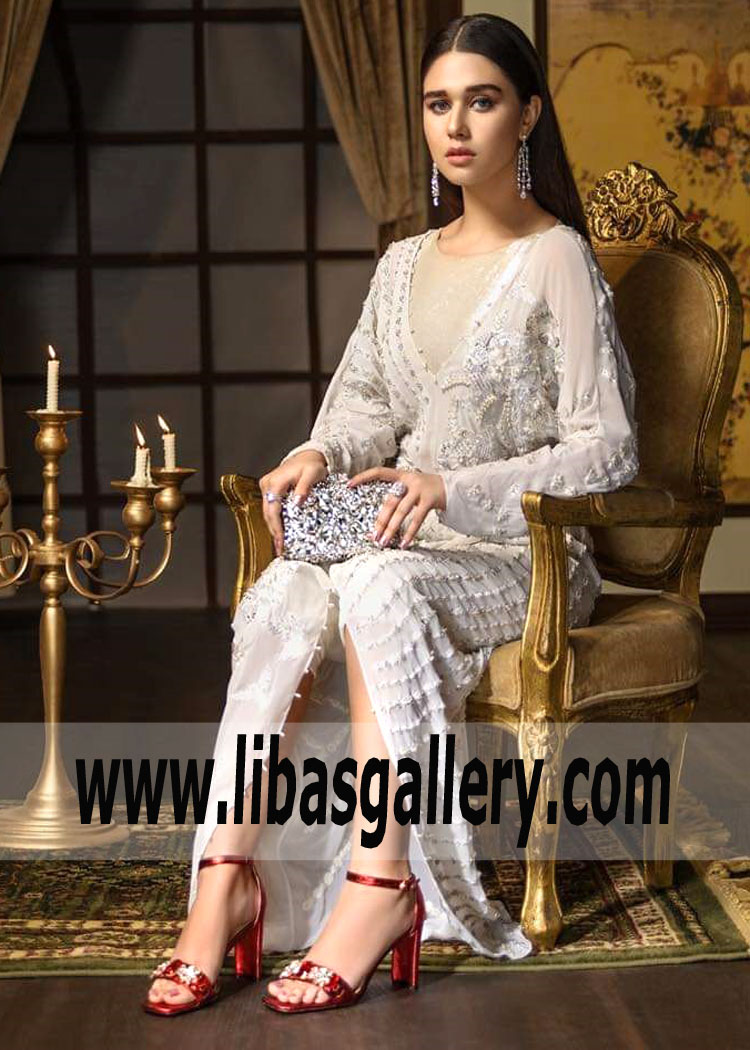 Erum Khan Couture gown Latest Pakistani Evening Party Dresses London, Manchester, Birmingham, Cardiff