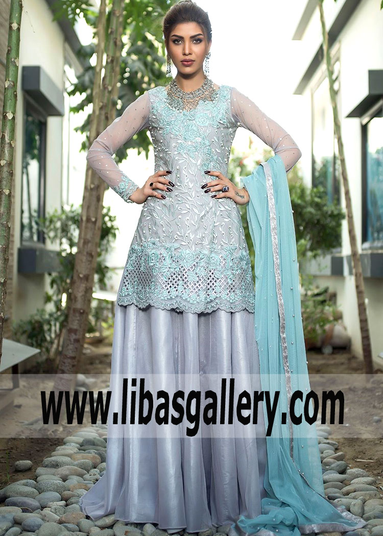 Zainab Chottani Lehenga Suit for Wedding Guest Wear in 2019 - Buy Luxury label Party Dresses USA New York, New Jersey, California