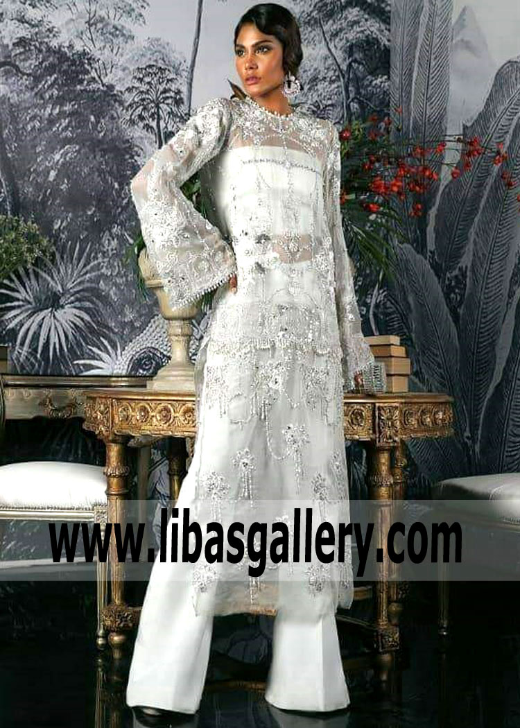 Sana Safinaz Party Wear Chicago Illinois Pakistani Party Dresses Trouser Suit