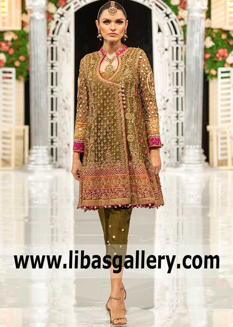 The Next Generation Evening Angrakha Dress for Special Occasions