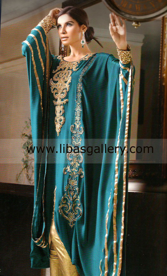 Teal Blue Amelia Party Wear Outfits