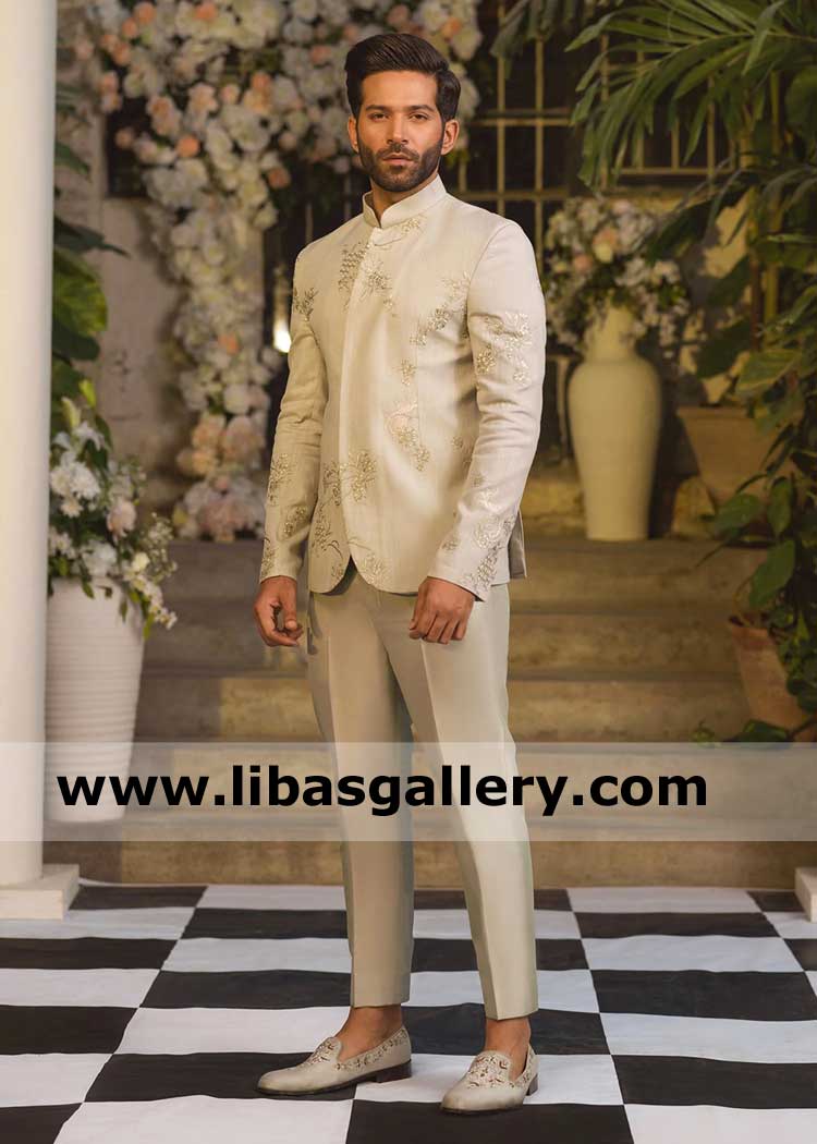 Men prince coat Sage Green for social and family event 