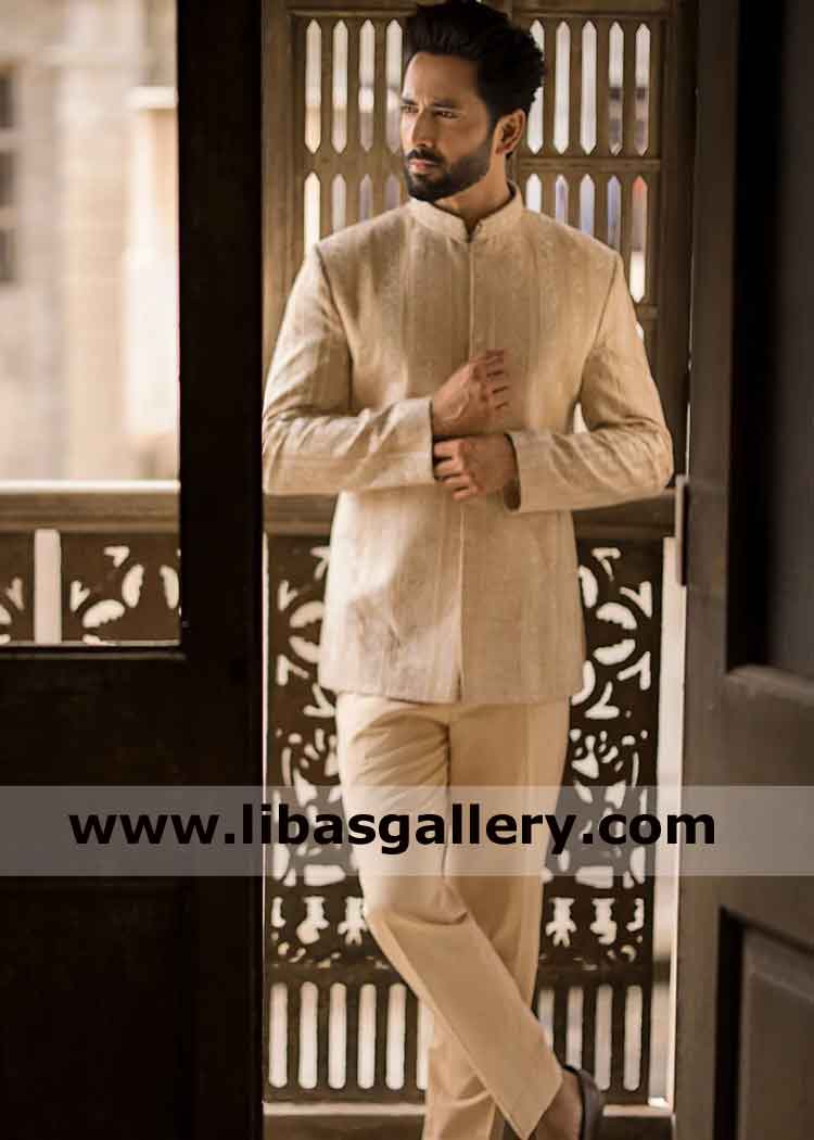 Classic and contemporary design Men Prince Coat transcend trend