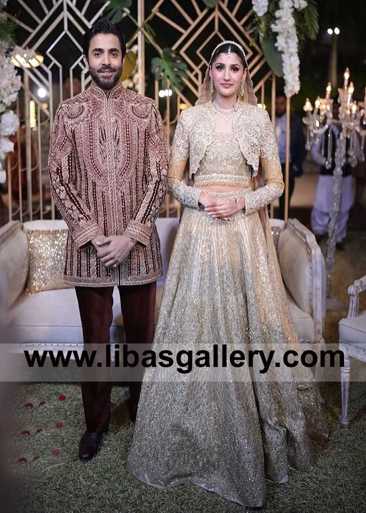 Heavy Embellished Men Celebrity Style Wedding Prince Coat