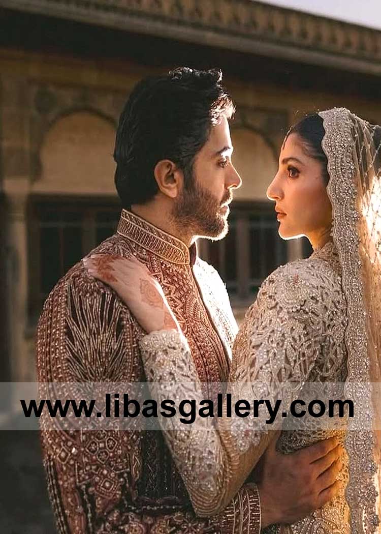 Heavy Embellished Men Celebrity Style Wedding Prince Coat