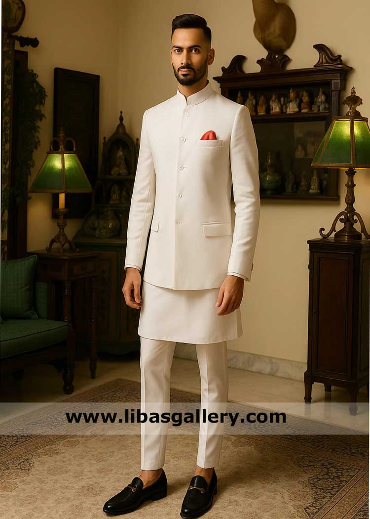 White Plain Majestic Prince Coat Style