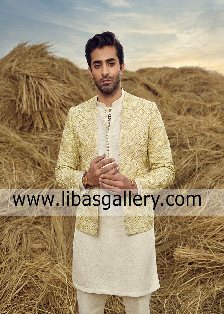 stylish handcrafted charming man wedding jacket 