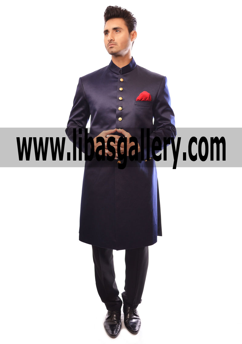 Miraculous Wedding Sherwani Suit for Groom Dulha 2017
