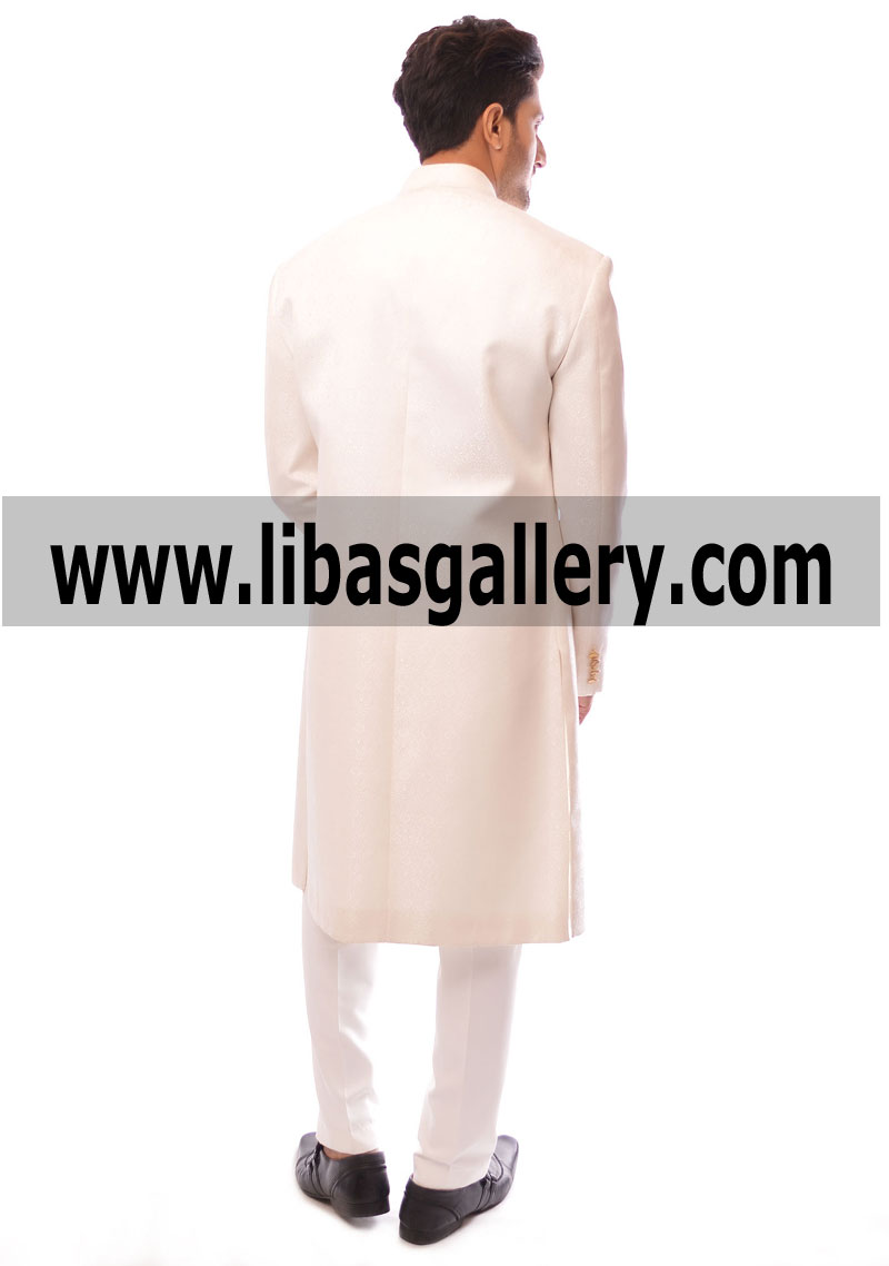 Imaginative Sherwani Style for Groom Wedding Nikah Day 