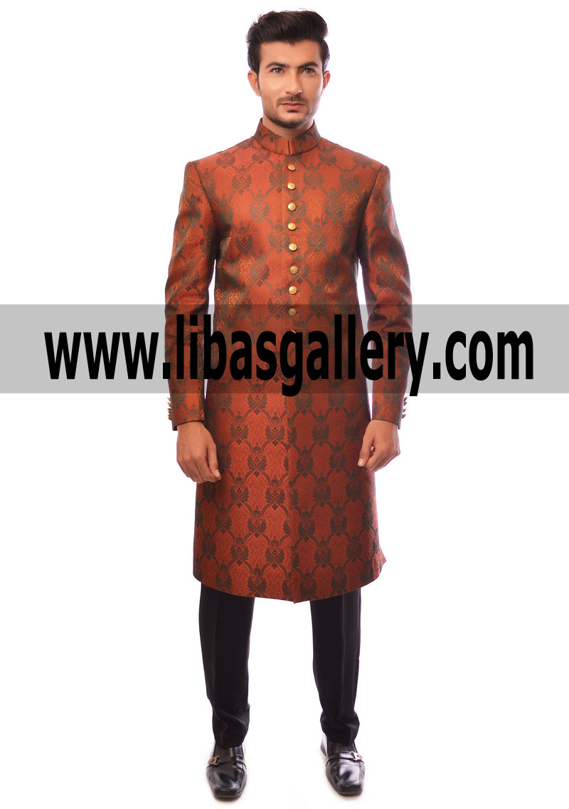 Dulha Groom Journey Towards Wedding Nikah Day with Bride in Designer Sherwani Suit Collection 2017