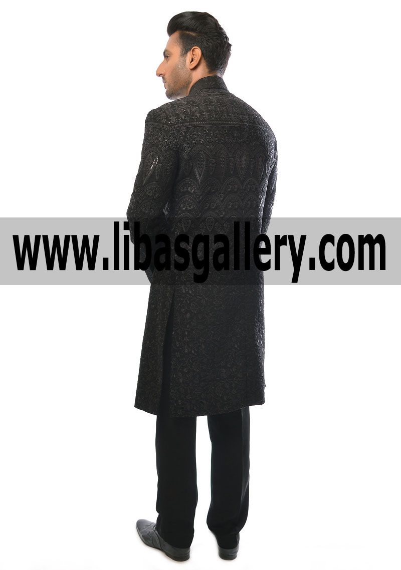 Winter Season 2018 Wedding Shadi Sherwani Design for Groom Mens wear
