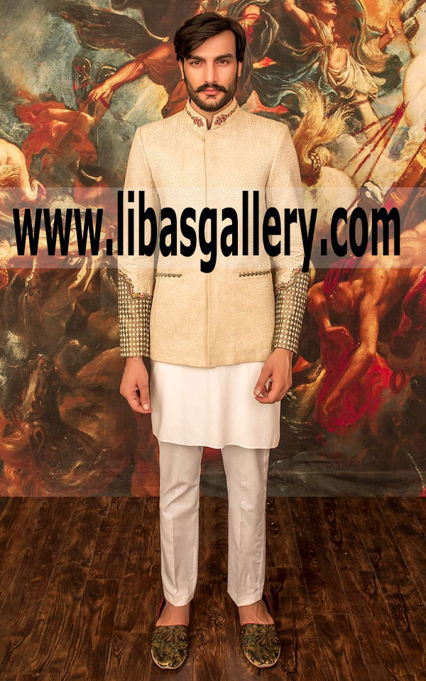 Sherwani Suit Exhibition supporting the best mens wear designer for muslim wedding nikah sherwani suit Glasgow UK 