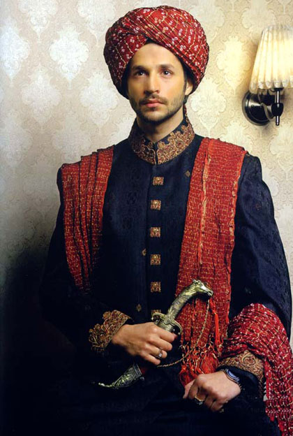 Royal Blue Wedding Sherwani AX