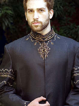 Black Wedding Sherwani AAA