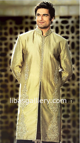 Light Golden sherwani