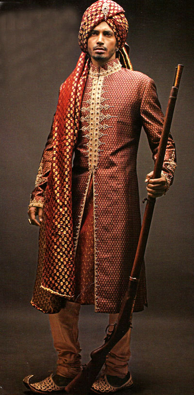 Maroon Sherwani Fiona