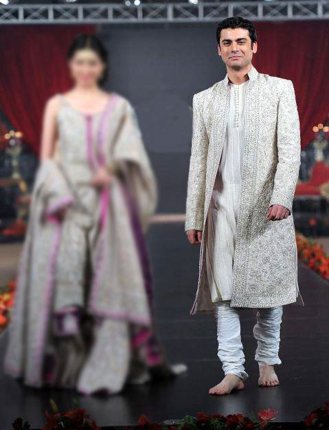 Full Embroidered Sherwani Fawad Khan Actor
