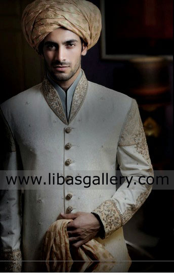 Sober Sherwani for Sincere Groom Asia 