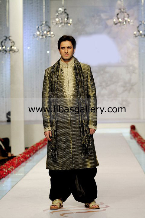 Pakistani Designer Sherwani Style 251