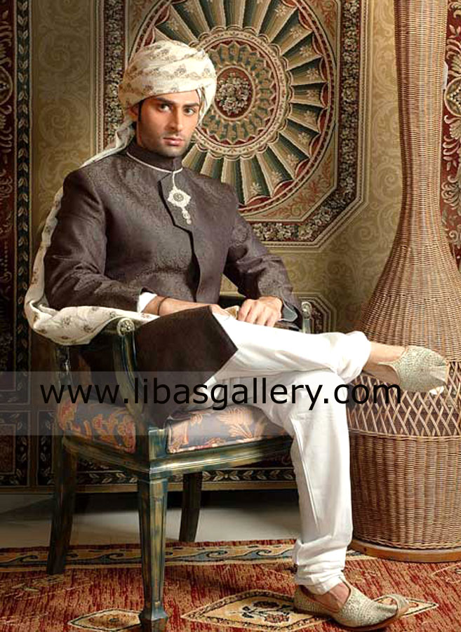 Pakistani Designer Sherwani Style 320