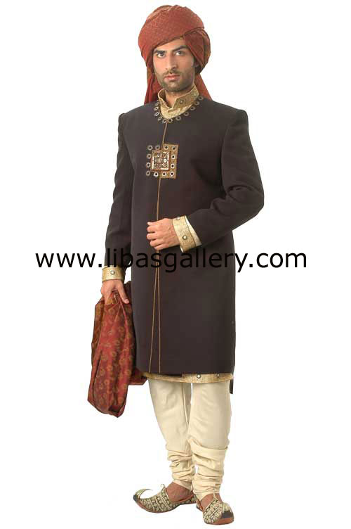 Pakistani Designer Sherwani Style 327