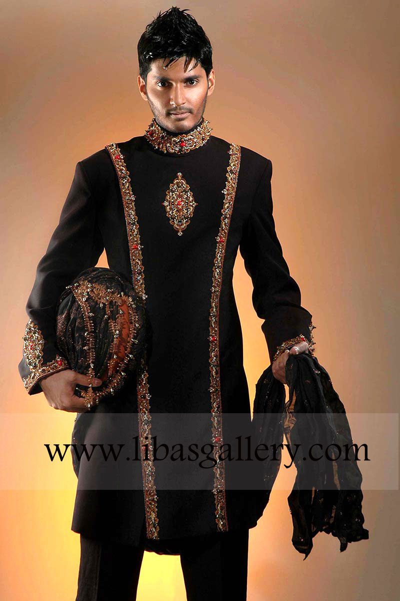 Pakistani Designer Sherwani Style 408