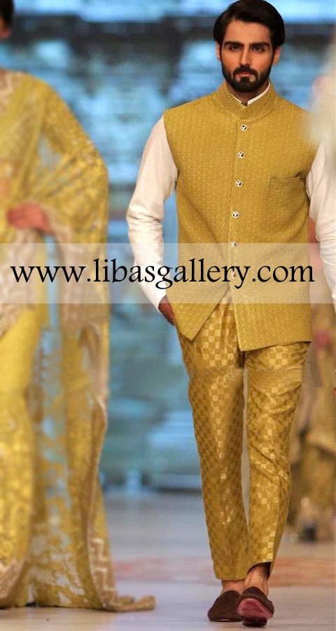 Pakistani Designer Sherwani Style 422