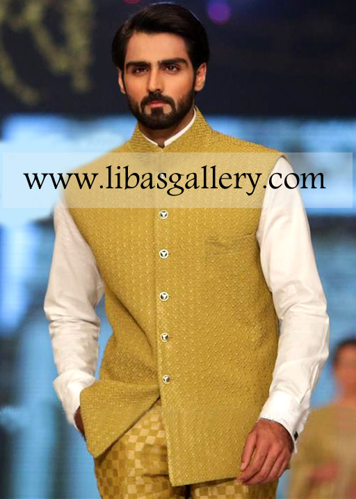 Pakistani Designer Sherwani Style 422
