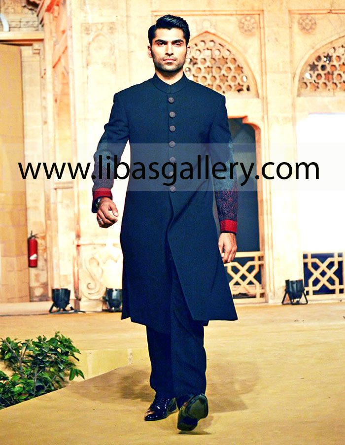 Pakistani Designer Sherwani Style 426