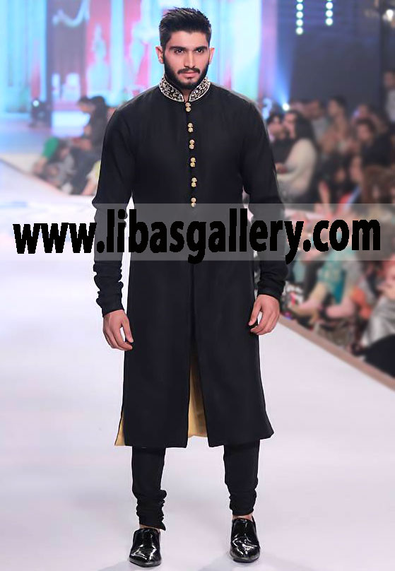 Pakistani Designer Sherwani Style 439