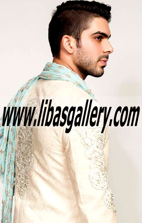Pakistani Designer Sherwani Style 465