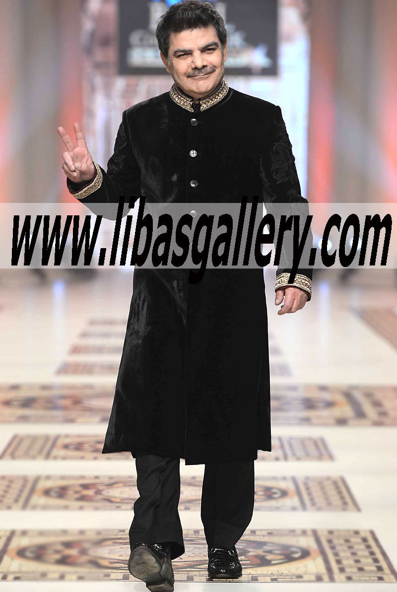 Pakistani Designer Sherwani Style 470
