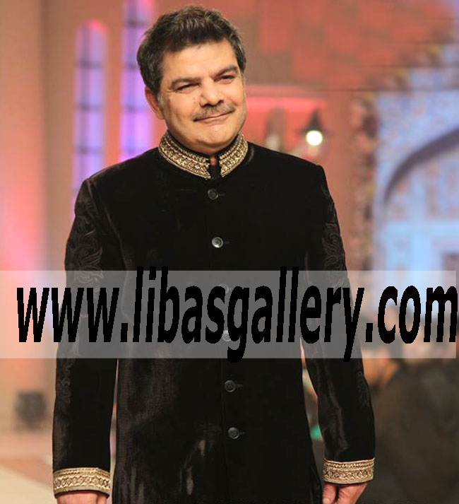 Pakistani Designer Sherwani Style 470