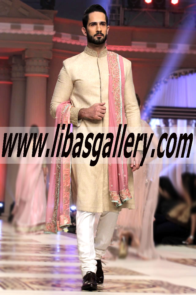 Pakistani Designer Sherwani Style 475