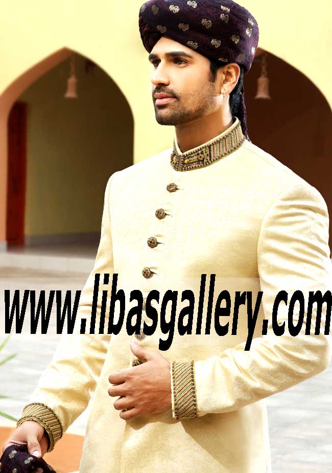 Pakistani Designer Sherwani Style 480