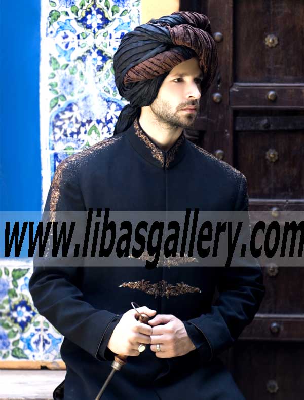Pakistani Designer Sherwani Style 485