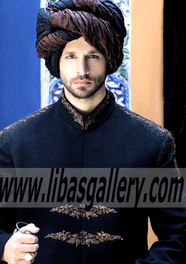 Pakistani Designer Sherwani Style 485